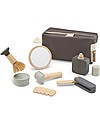 PlanToys Set Gioco in Legno Facciamo la Barba - Divertente ed ecologico! Far finta di