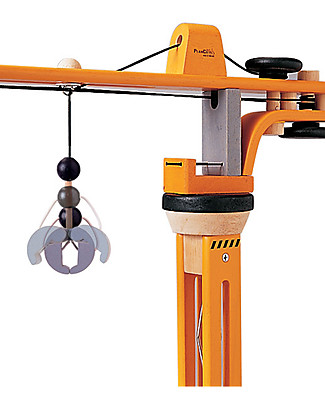 PlanToys Set Gioco in Legno Gru - Diverte e stimola la fantasia Attrezzi in Legno