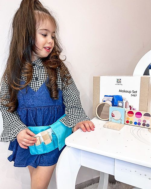 PlanToys Set Gioco in Legno Make Up - Per Piccoli Artisti! Far finta di