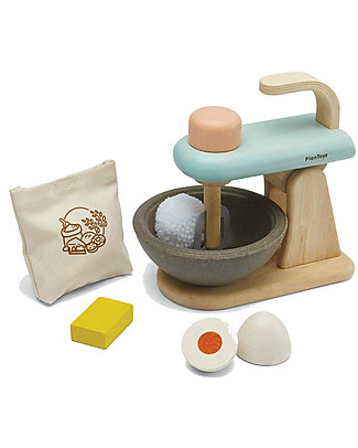 PlanToys Set Gioco in Legno Mixer da Cucina - Divertente ed ecologico! Cucine Giocattolo