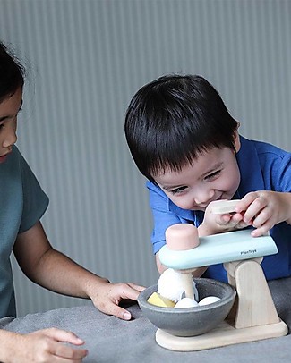 PlanToys Set Gioco in Legno Mixer da Cucina - Divertente ed ecologico! Cucine Giocattolo