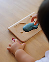 PlanToys Set Gioco in Legno Puzzle Sea Life - Divertente ed ecologico! Incastri in Legno