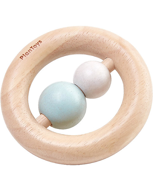Fdit Sonaglio In Legno Per Neonati | Giocattolo Educativo Musicale | Presa Ergonomica E Colorata