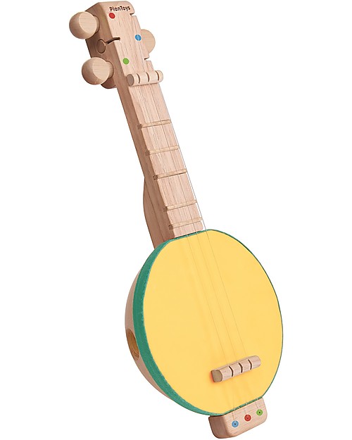 PlanToys Strumento Musicale Gioco Banjolele - Con 3 corde regolabili! Strumenti Musicali