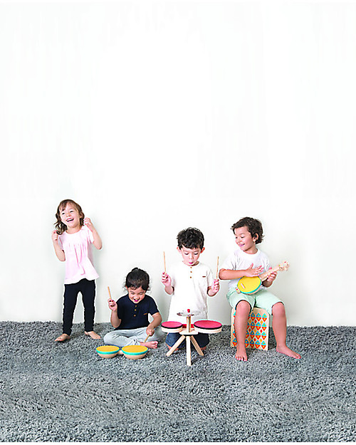 PlanToys Strumento Musicale Gioco Banjolele - Con 3 corde regolabili! Strumenti Musicali