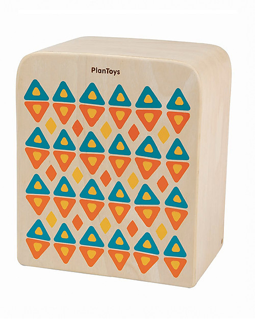 PlanToys Strumento Musicale Gioco Cajon - Avvicina alla musica in modo divertente! Strumenti Musicali