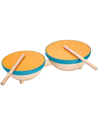 PlanToys Strumento Musicale Gioco, Tamburo Doppio Strumenti Musicali