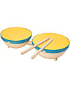 PlanToys Strumento Musicale Gioco, Tamburo Doppio Strumenti Musicali