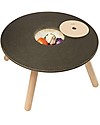 PlanToys Tavolo Lavagna Rotondo per Bimbi, 3-6 anni - Design ed ecologia! Tavoli