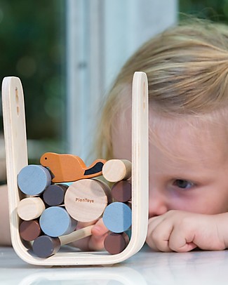 PlanToys Timber Tumble, il Castoro alla Diga - Educativo e Divertente per tutta la Famiglia! Incastri In Legno