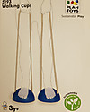PlanToys Trampoli per Bambini in Legno - Apprendere l'Equilibrio Giochi da Esterno_