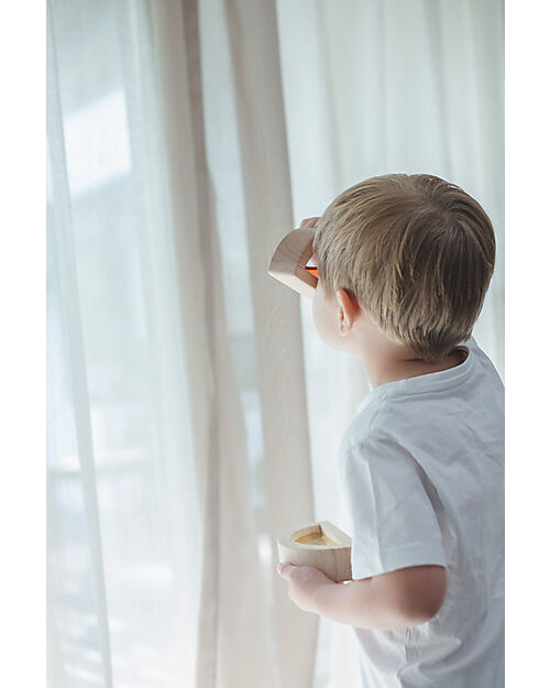 PlanToys Water Blocks - Scopri i Colori - Gioco in Legno 100% Sostenibile Costruzioni in Legno