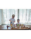 PlanToys Water Blocks - Scopri i Colori - Gioco in Legno 100% Sostenibile Costruzioni in Legno