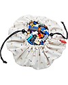 Play&Go Mini Sacco Portagiochi e Tappeto 2 in 1 in cotone - Macchine Tappeti Porta Gioco