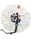 Play&Go Mini Sacco Portagiochi e Tappeto 2 in 1 in cotone - Macchine Tappeti Porta Gioco
