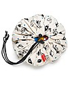 Play&Go Mini Sacco Portagiochi e Tappeto 2 in 1 in cotone - Spazio Contenitori Porta Giochi