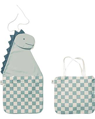 Play&Go Organizer da Parete e Borsa Tote - Dino Decorazioni da Parete