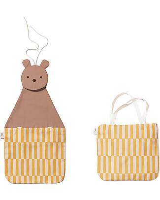 Play&Go Organizer da Parete e Borsa Tote - Orsetto Decorazioni da Parete