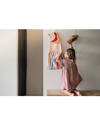 Play&Go Organizer da Parete e Borsa Tote - Unicorno Decorazioni da Parete