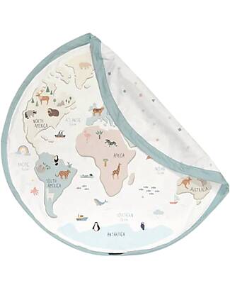 Play&Go Portable 2 in 1 Storage Bag & Playmat - Worldmap Storage Bag and Playmat
