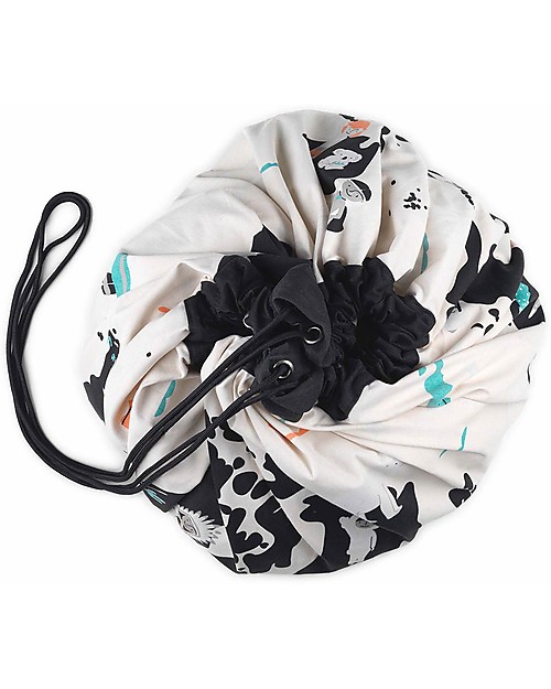 Play&Go Sacco Portagiochi e Tappeto 2 in 1 Double cotone - Mondo Tappeti Porta Gioco