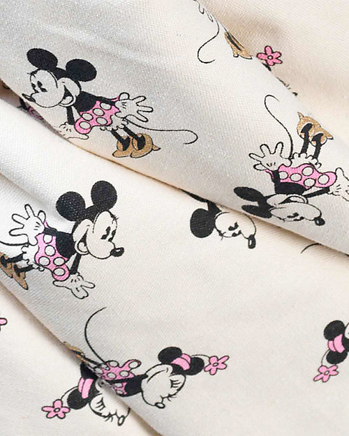 Play&Go Sacco Portagiochi e Tappeto 2 in 1 in cotone - Collezione Disney,  Minnie Scarpe Dorate Tappeti Porta Gioco