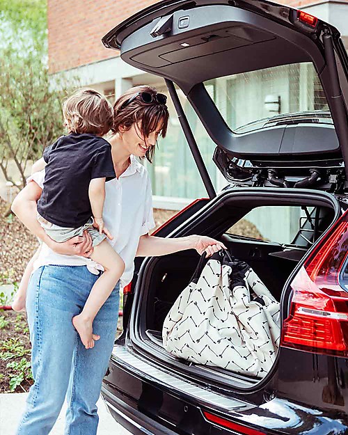 Play&Go Sacco Portagiochi e Tappeto 2 in 1 in cotone - Frecce Tappeti Porta Gioco