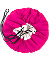 Play&Go Sacco Portagiochi e Tappeto 2 in 1 in cotone - Fucsia Tappeti Porta Gioco