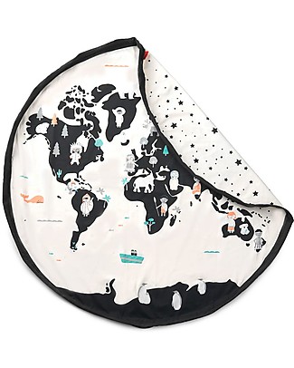 Play&Go Sacco Portagiochi e Tappeto 2 in 1 in cotone - Mondo Tappeti Gioco
