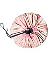 Play&Go Sacco Portagiochi e Tappeto 2 in 1 in cotone - Pink Elephant by A Little Lovely Company Tappeti Porta Gioco
