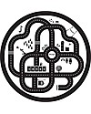 Play&Go Sacco Portagiochi e Tappeto 2 in 1 in cotone - Roadmap Tappeti Porta Gioco
