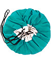 Play&Go Sacco Portagiochi e Tappeto 2 in 1 in cotone - Turchese Contenitori Porta Giochi