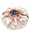 Play&Go Sacco Portagiochi e Tappeto 2 in 1 Original cotone - Arcobaleno Tappeti Porta Gioco