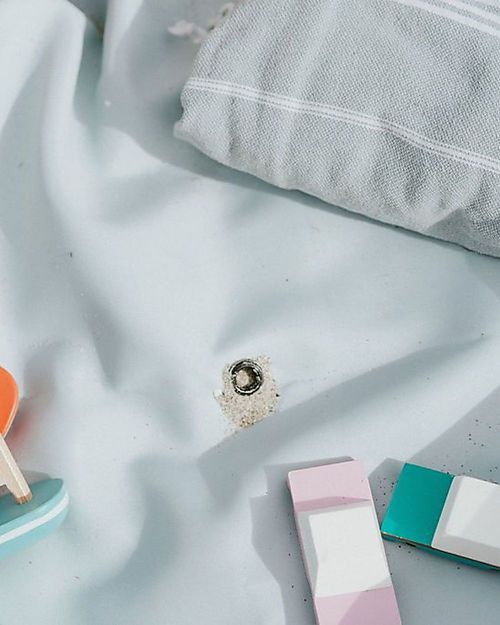 Play&Go Sacco Portagiochi e Tappeto Gioco 2 in 1  - in Cotone - Barca Tappeti Porta Gioco