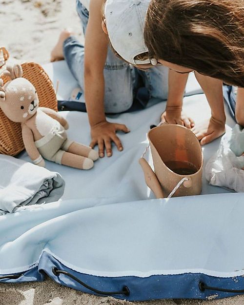 Play&Go Sacco Portagiochi e Tappeto Gioco 2 in 1  - in Cotone - Barca Tappeti Porta Gioco