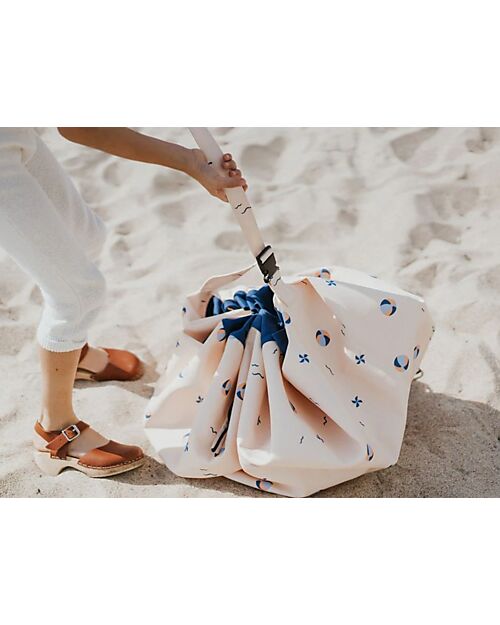 Play&Go Sacco Portagiochi e Tappeto Gioco da Esterno 2 in 1 - con Palloncini Tappeti Porta Gioco