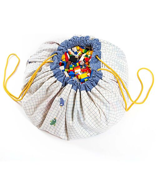 Play&Go Sacco Portagiochi e Tappeto Gioco da Esterno 2 in 1 - Moulin roty Toupities Tappeti Porta Gioco