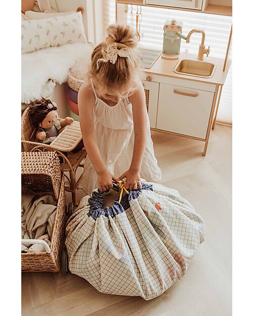 Play&Go Sacco Portagiochi e Tappeto Gioco da Esterno 2 in 1 - Moulin roty Toupities Tappeti Porta Gioco