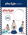 Play&Go Sacco Portagiochi e Tappeto Gioco da Esterno 2 in 1 - Surf Tappeti Porta Gioco