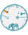 Play&Go Sacco Portagiochi e Tappeto Gioco Imbottito 2 in 1 Soft Cotone - Moulin Roty Baobab Tappeti Porta Gioco