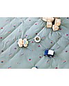 Play&Go Sacco Portagiochi, Tappeto Gioco Imbottito e Borsa Cambio 2 in 1 in Cotone - Ping Pong Tappeti Porta Gioco