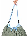 Play&Go Sacco Portagiochi, Tappeto Gioco Imbottito e Borsa Cambio 2 in 1 in Cotone - Ping Pong Tappeti Porta Gioco