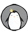 Play&Go Sacco Portagiochi, Tappeto Gioco Imbottito e Borsa Cambio 3 in 1 in Cotone - Pinguino Tappeti Porta Gioco