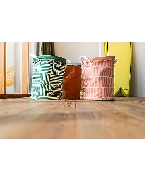 Play&Go Tappeto Gioco da Esterno e Cestino Portagiochi 2 in 1 - Strada Tappeti Porta Gioco