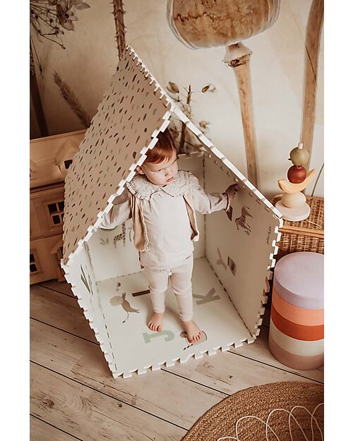 Play&Go Tappeto Puzzle - Alfabeto - 180x180 cm - 100% EVA Foam Tappeti Puzzle