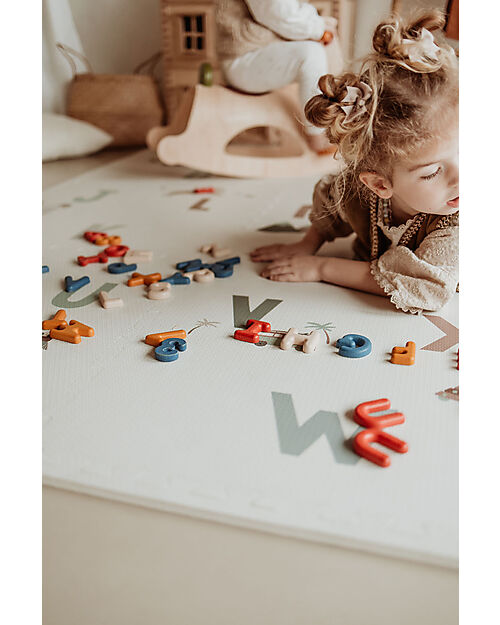 Play&Go Tappeto Puzzle - Alfabeto - 180x180 cm - 100% EVA Foam Tappeti Puzzle