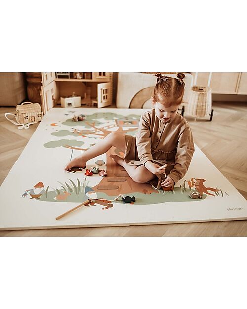 Play&Go Tappeto Puzzle - Casa sull'Albero - 120x180 cm - 100% EVA Foam Tappeti Puzzle