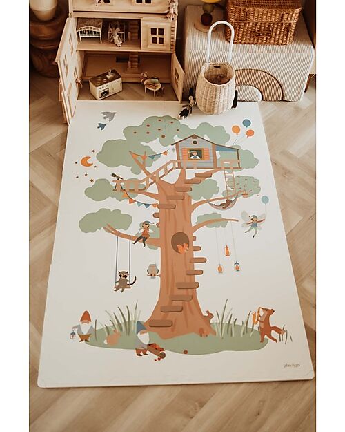 Play&Go Tappeto Puzzle - Casa sull'Albero - 120x180 cm - 100% EVA Foam Tappeti Puzzle