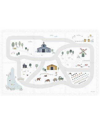 Play&Go Tappeto Puzzle - Fattoria - 120x180 cm - 100% EVA Foam Tappeti Puzzle