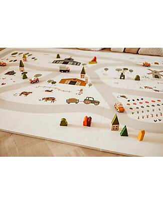 Play&Go Tappeto Puzzle - Fattoria - 120x180 cm - 100% EVA Foam Tappeti Puzzle